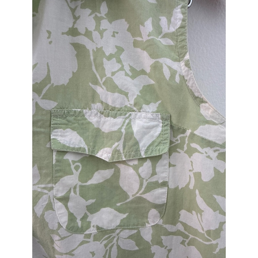 The Tropical Lifestyle Women's Sleeveless Shirt Size Med 100% Pure Cotton Tank - Picture 3 of 4